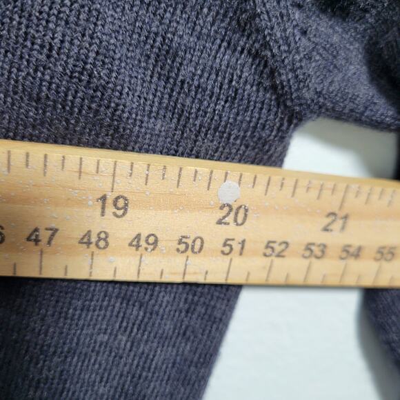 Brooks Brothers Men's Gray 100%  Italian Extra Fine Merino Wool Size L 10425-218 - Picture 4 of 6